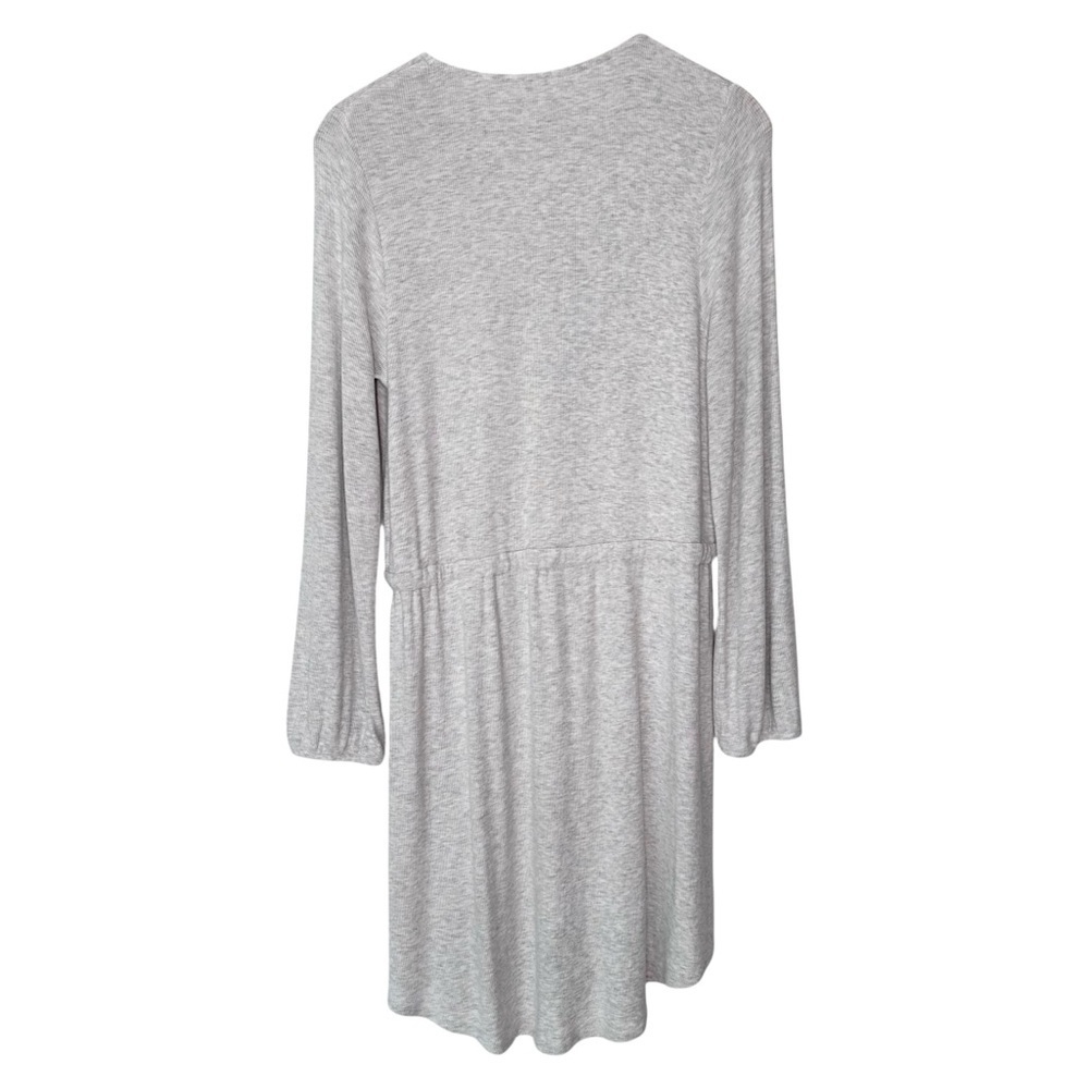 Roller Rabbit Gray V-neck Ribbed Dress Size Medium - Picture 2 of 7